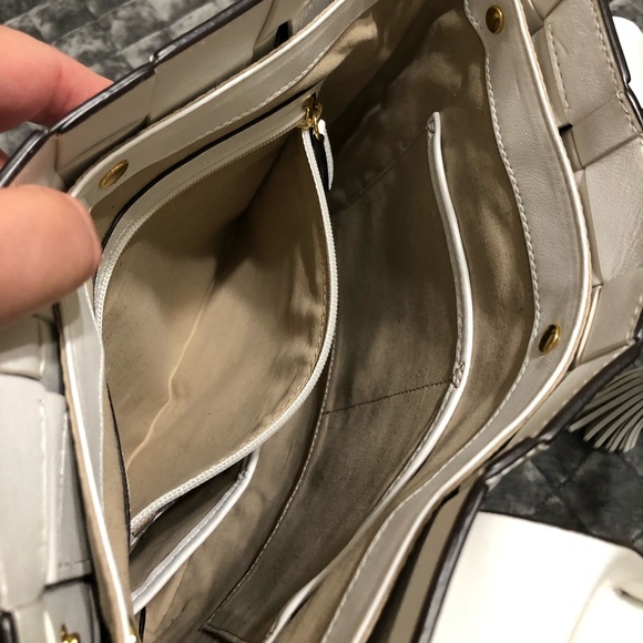 Michael Kors Woven Leather Bag - Picture 10 of 15